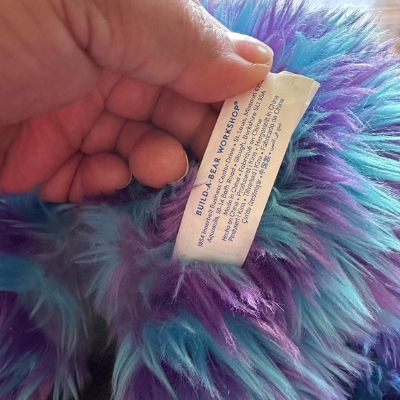 Build-A-Bear Workshop Shaggy Sloth in Turquoise - Picture 5 of 7